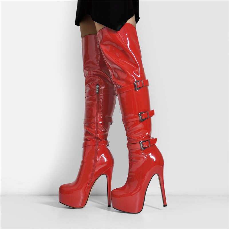 Botas Queen Khasyan (Rojo)