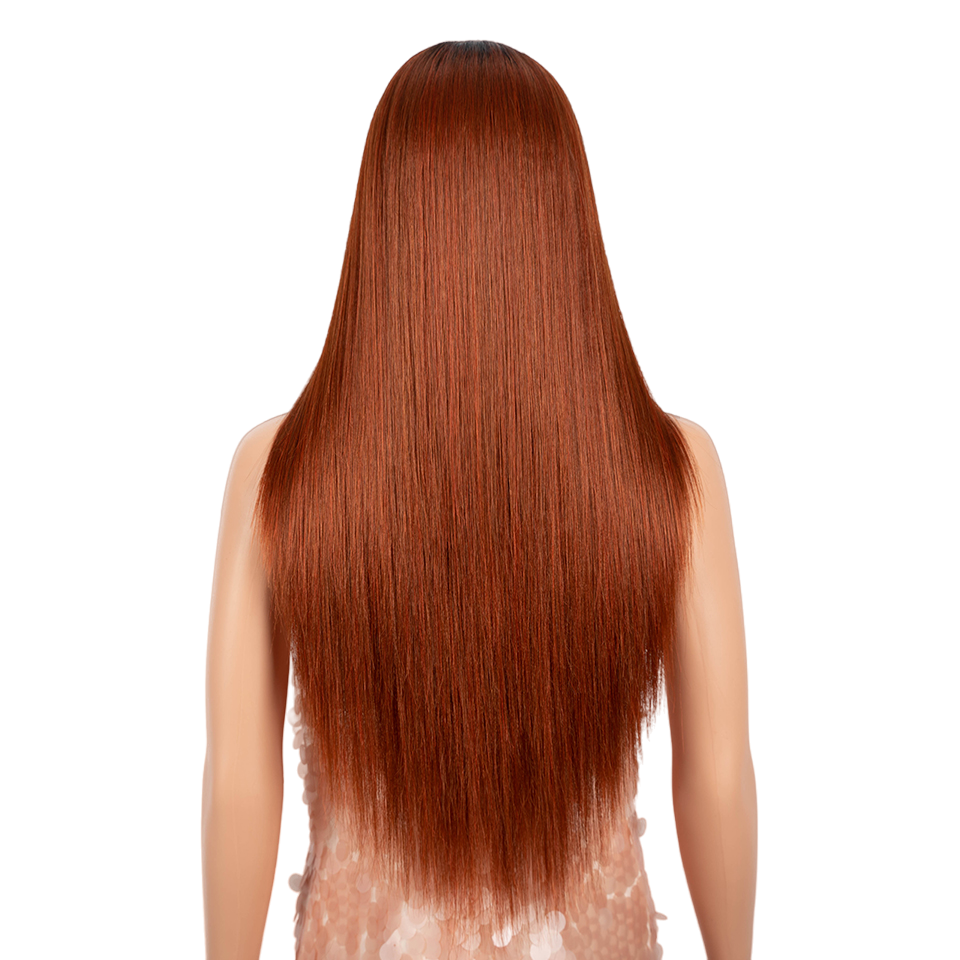 Peluca Queen Heels (Naranja)