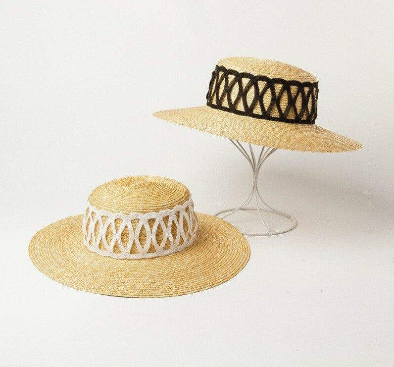 Sombrero Drag Milano (Cinta negra)