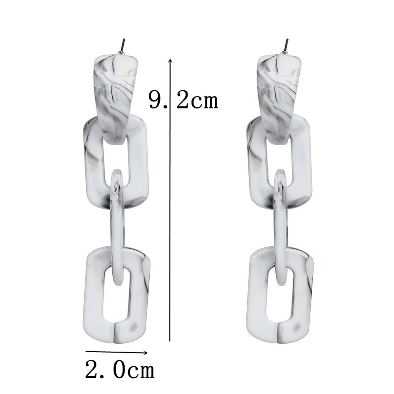Pendientes de Agujero Queen Chainthy (3 Colores)