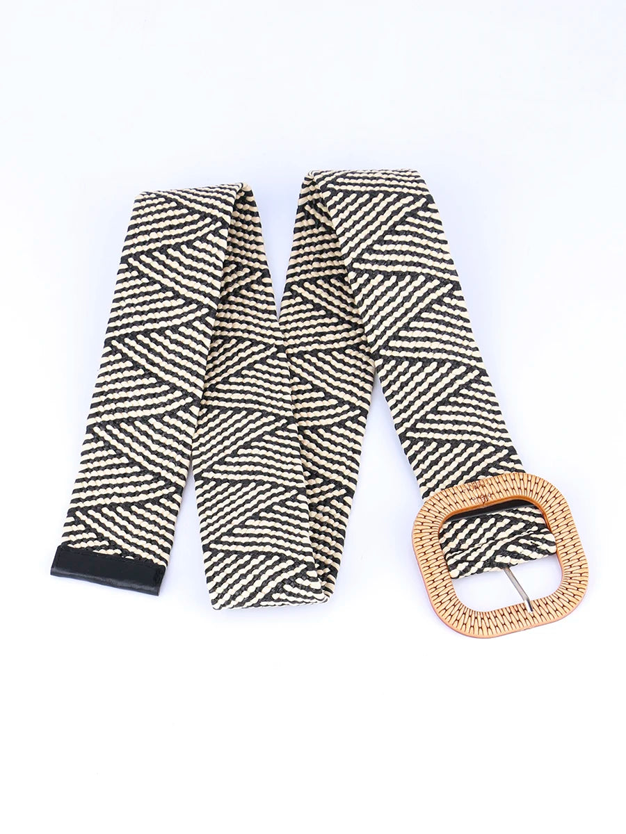 Cinturón Queen Vaysalis (Blanco y negro)