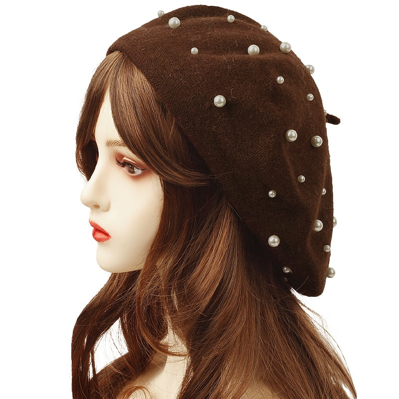 Boina Queen Texas (Rojo vino)