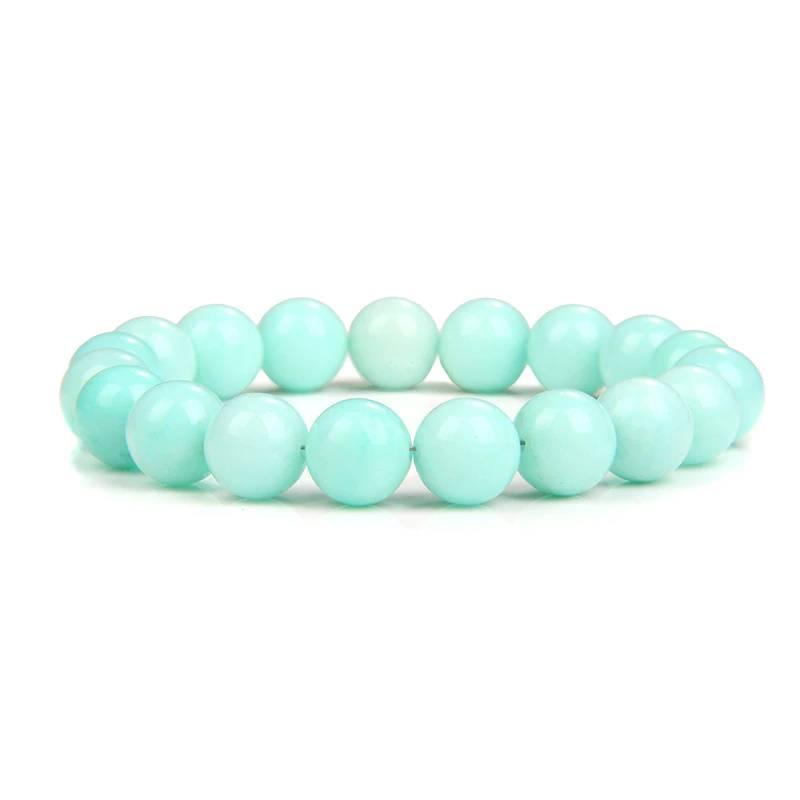 Pulsera Queen Amazonita (Azul celeste)