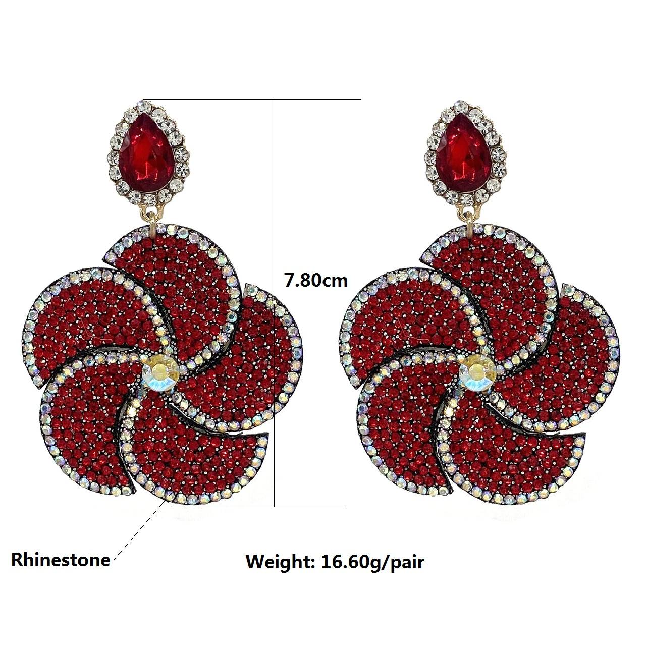 Pendientes de Agujero Queen Rawa (6 Colores)