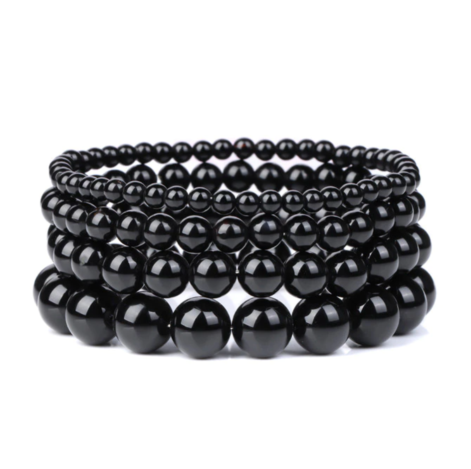 Pulsera Queen Ágata (Negro)