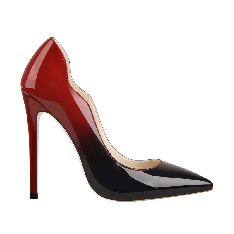 Zapatos Queen Benjamine (Rojo y negro)