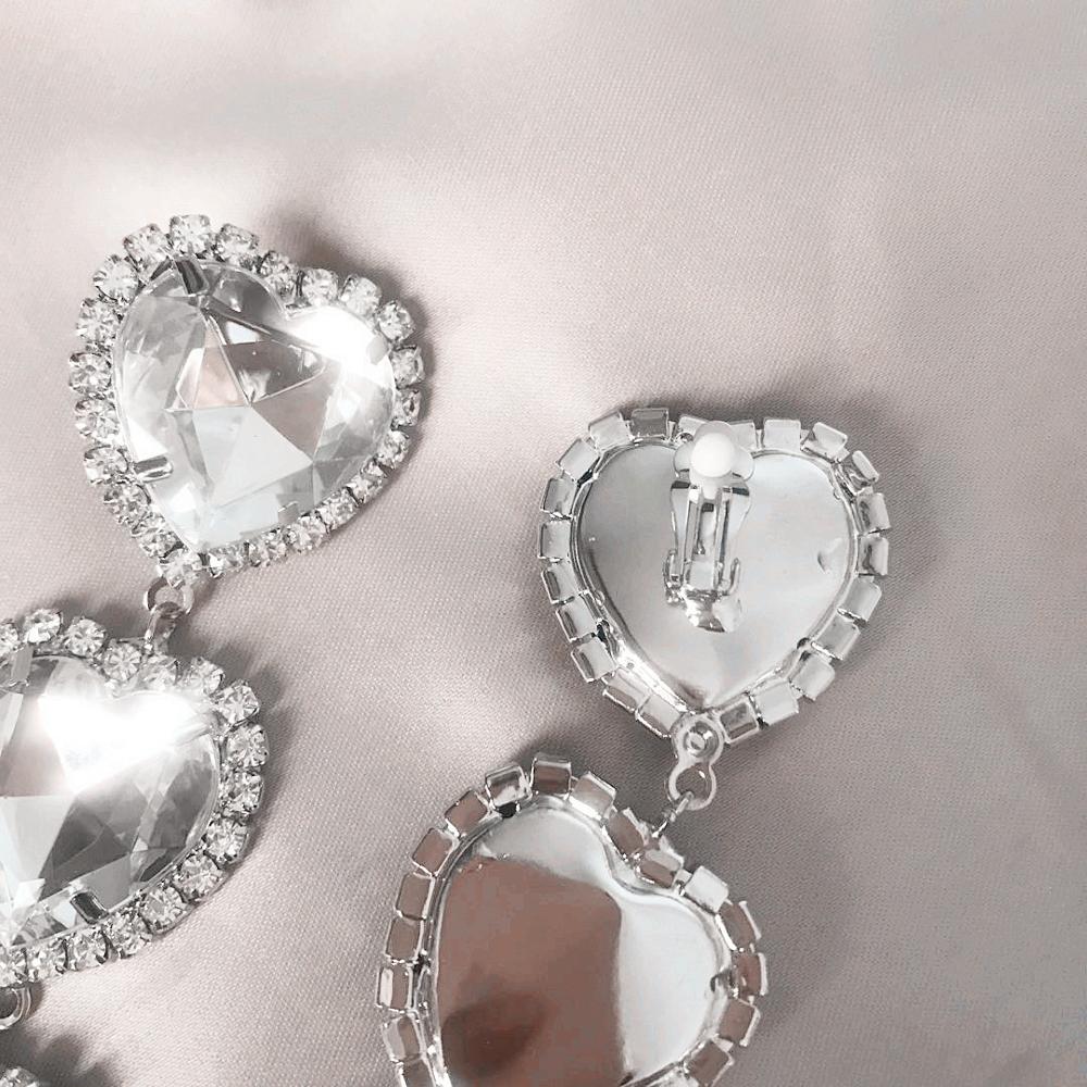 Pendientes de Clip Queen Coragga