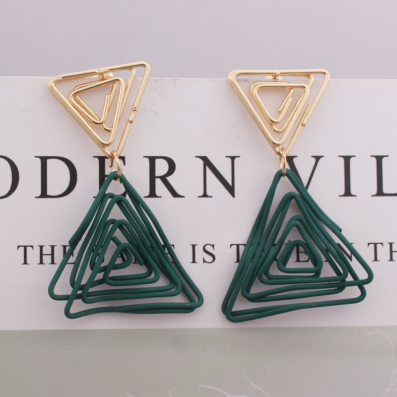 Pendientes de Agujero Queen Tringles (3 Colores)