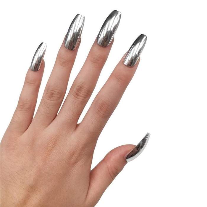 Uñas Postizas Drag Titanium (24 Unidades)