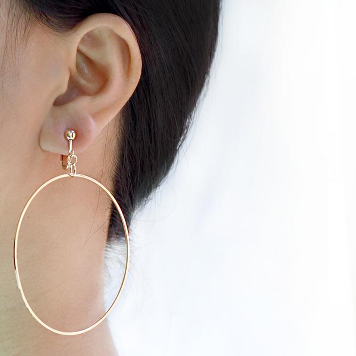 Pendientes de Clip Drag Hoola (Dorados o Plateados)