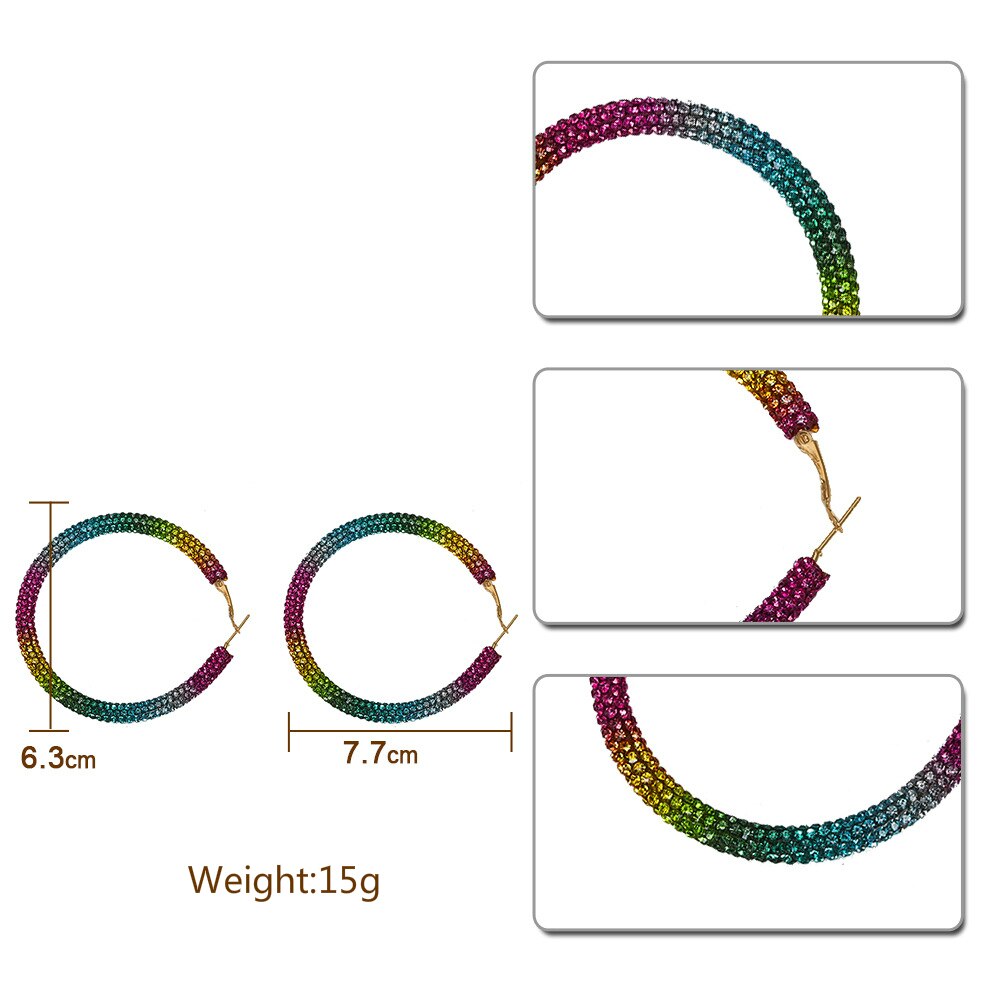Pendientes de Agujero Drag Caterpillar (7 Colores)