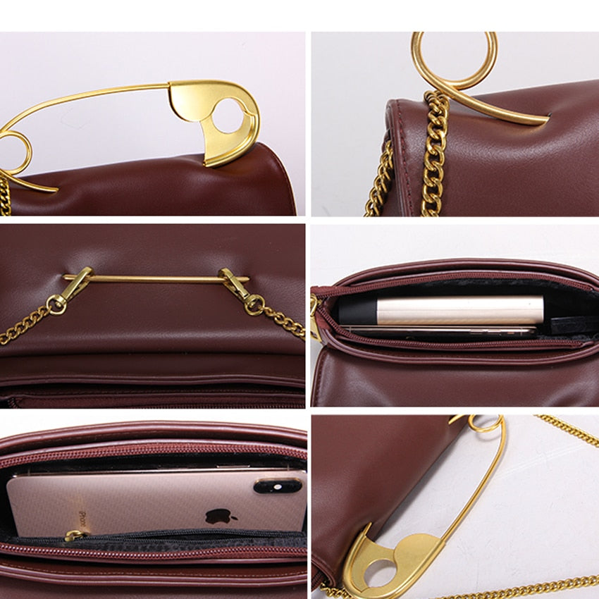 Bolso de Mano Drag Pin (3 Colores)