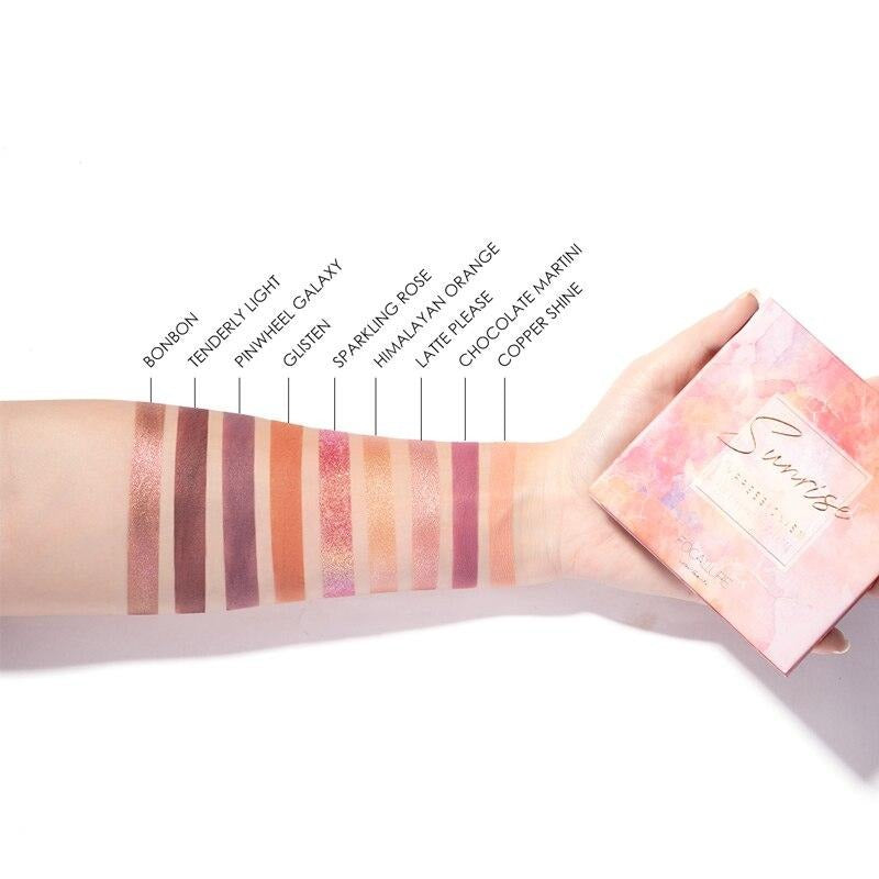 Paleta de Sombras de Ojos Sunrise (9 Tonos)
