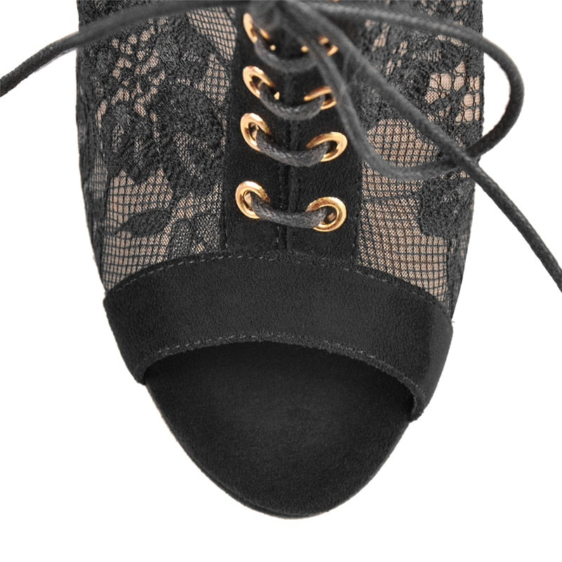 Sandalias Queen Maisker (Negro transparente)
