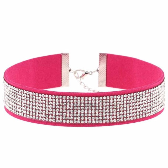 Gargantilla Drag Crystal (Múltiples Colores)