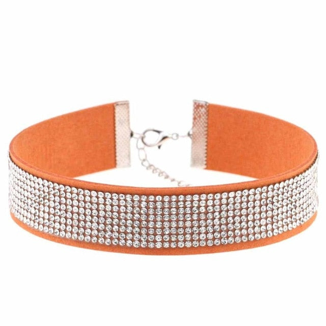Gargantilla Drag Crystal (Múltiples Colores)