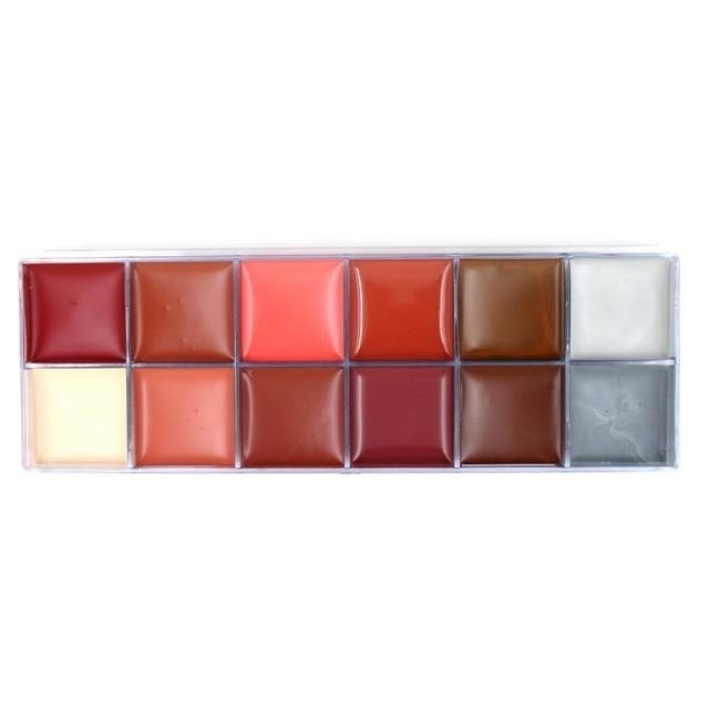 Set de 6 Pinceles + 24 Colores de Pintura Corporal al Óleo