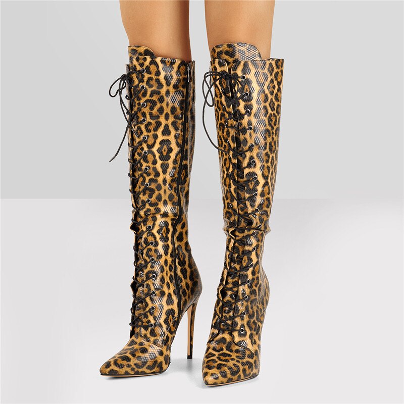 Botas Queen Khan (Leopardo)