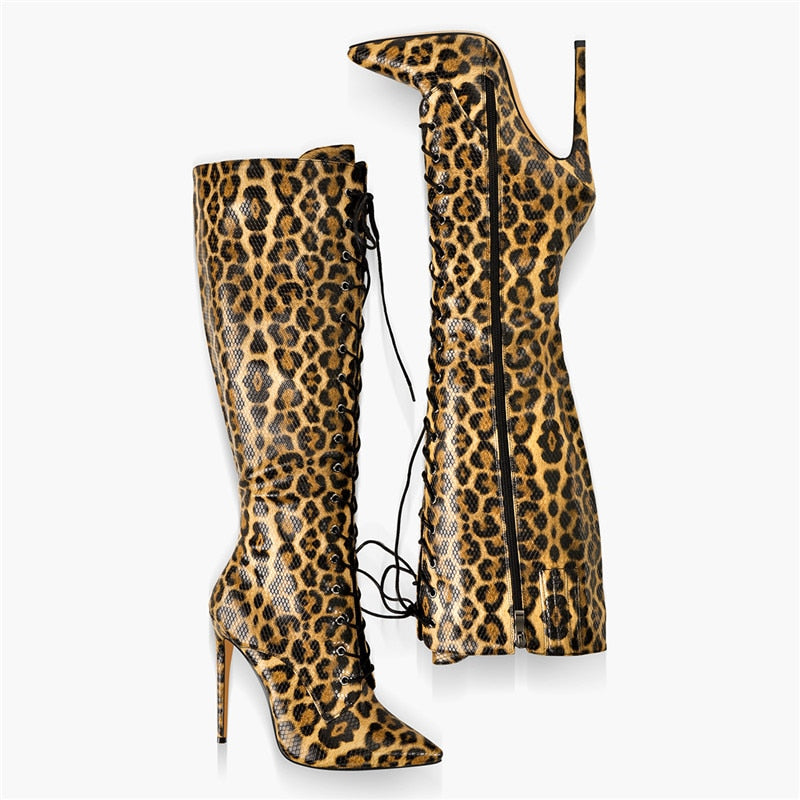 Botas Queen Khan (Leopardo)