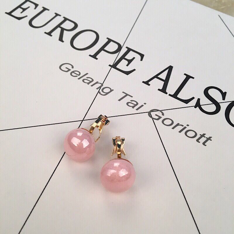 Pendientes de Clip Drag Pearl (6 Colores)
