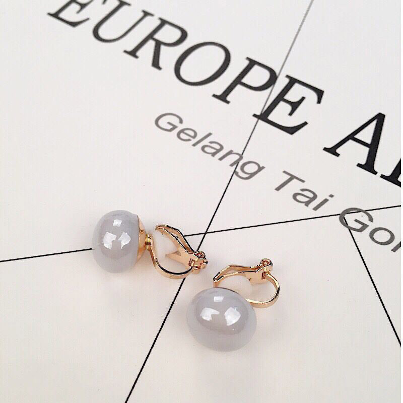 Pendientes de Clip Drag Pearl (6 Colores)