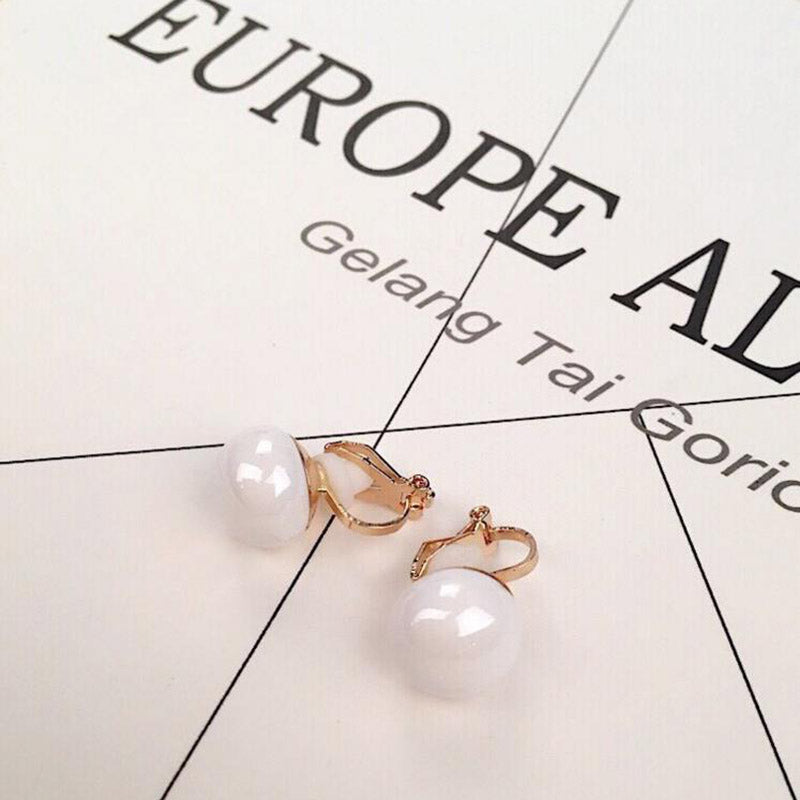 Pendientes de Clip Drag Pearl (6 Colores)