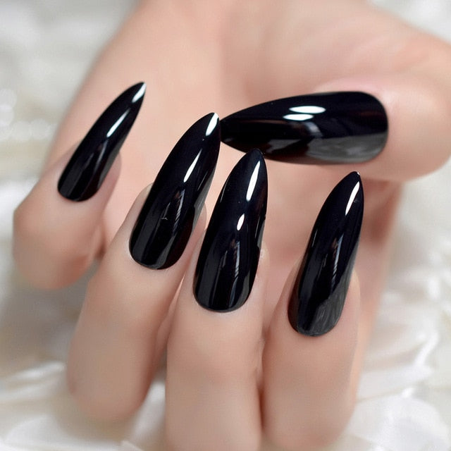 Uñas postizas Drag Crow (24 Unidades)