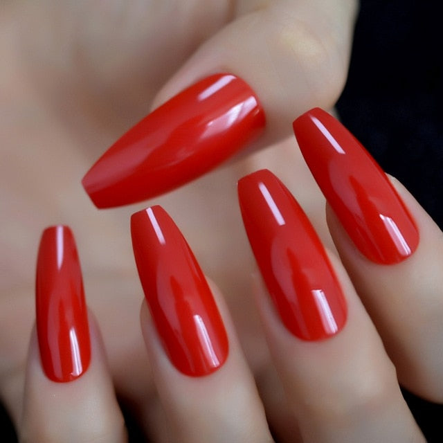 Uñas postizas Drag Bloody (24 Unidades)