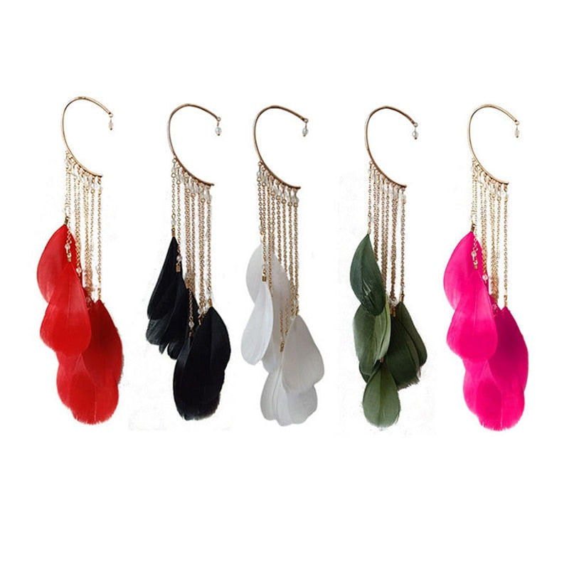 Pendientes de Clip Drag Mohegan (5 Colores)