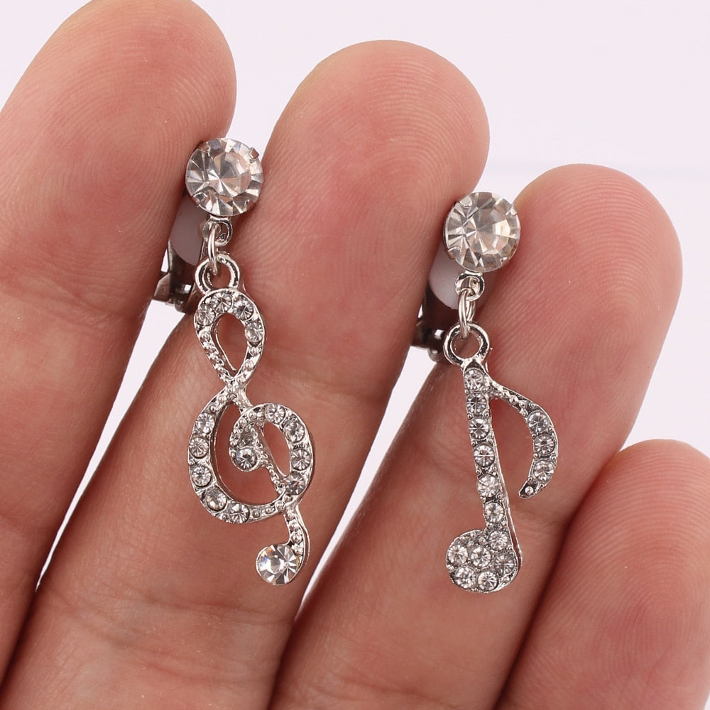 Pendientes de Clip Drag Solfeggio
