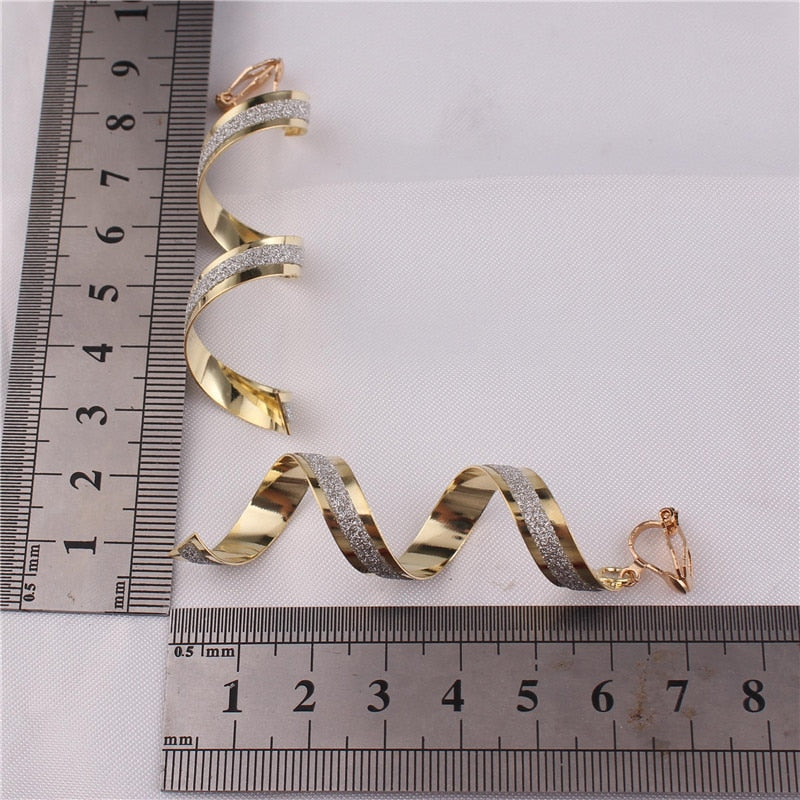 Pendientes de Clip Queen Curl (3 Colores)