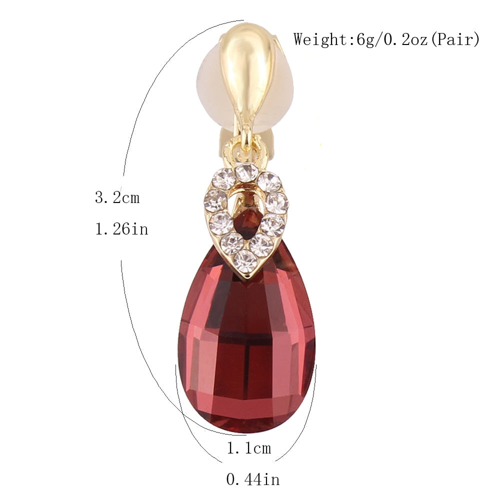 Pendientes de Clip Drag Juliet (7 Colores)