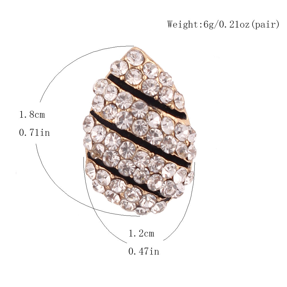 Pendientes de Clip Drag Indiana