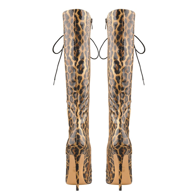 Botas Queen Khan (Leopardo)