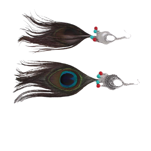 Pendientes de Agujero Drag Peacock