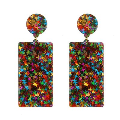 Pendientes de clip Queen Stak (5 Colores)