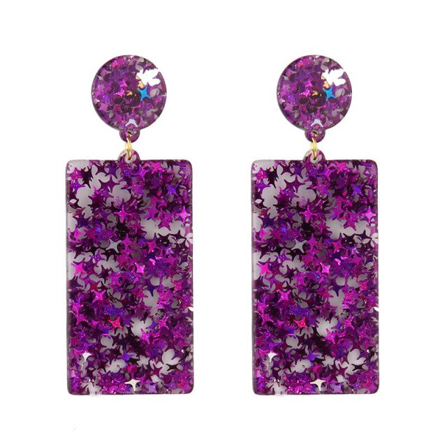 Pendientes de clip Queen Stak (5 Colores)