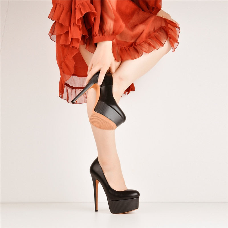 Zapatos Queen Tigers (Negro mate)