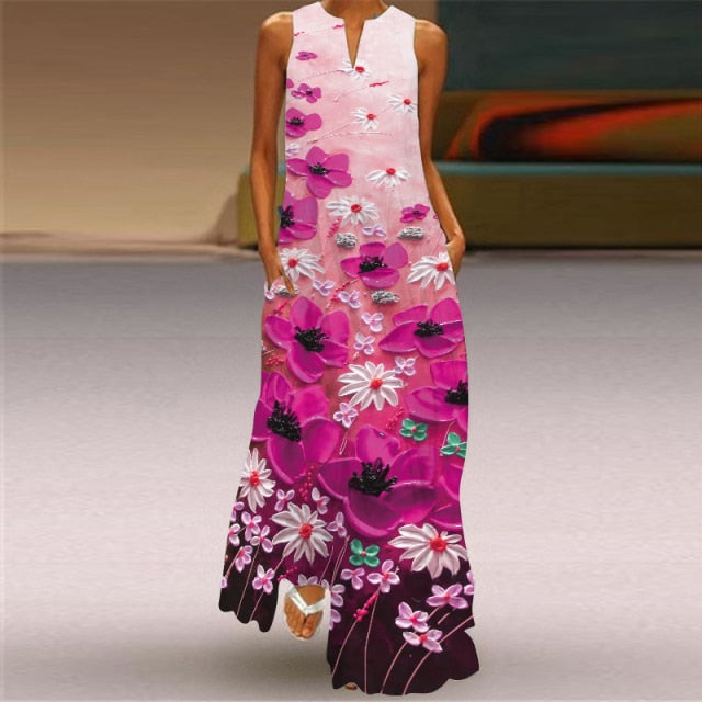 Vestido Drag Flowered