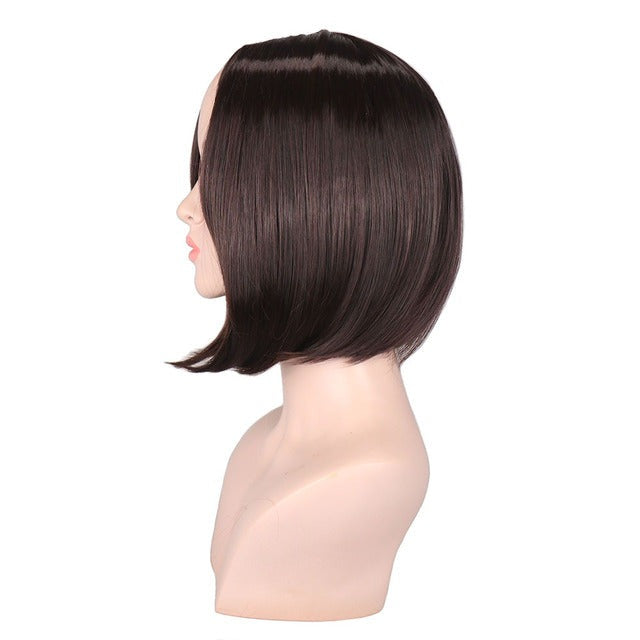 Peluca Queen Cleothra (Marrón oscuro)