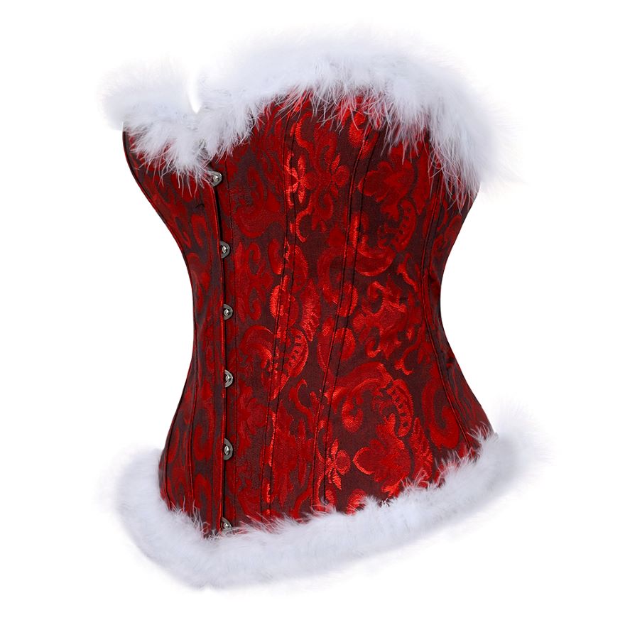 Corset Drag Noel (Rojo oscuro)