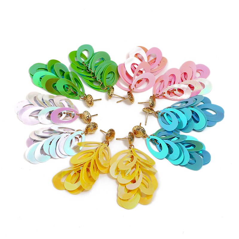 Pendientes de Agujero Drag Hulla (5 Colores)