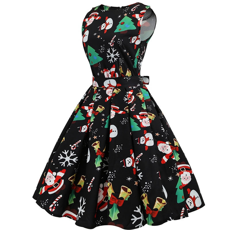 Vestido Vintage Queen Snowman