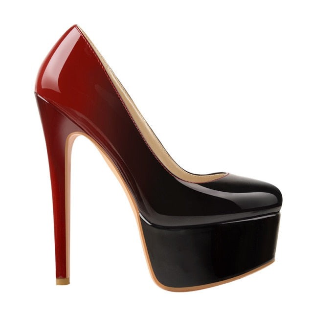 Zapatos Queen Tigers (Rojo y negro)