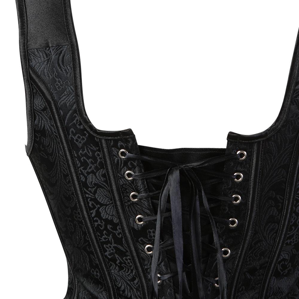 Corset Drag Greta (Negro)
