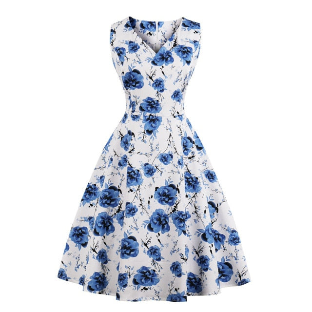 Vestido Vintage Drag Cielo