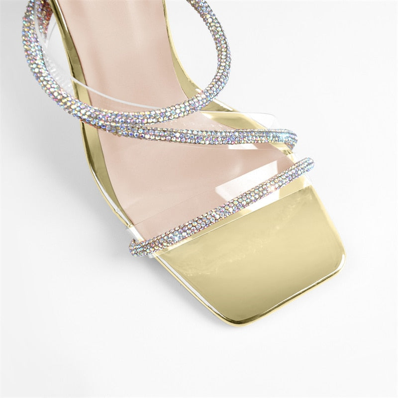 Sandalias Queen Chrystal (4 Colores)