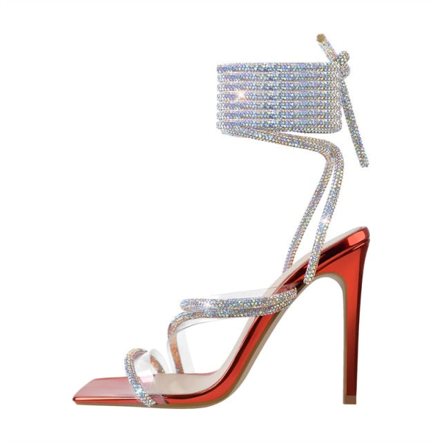 Sandalias Queen Chrystal (4 Colores)