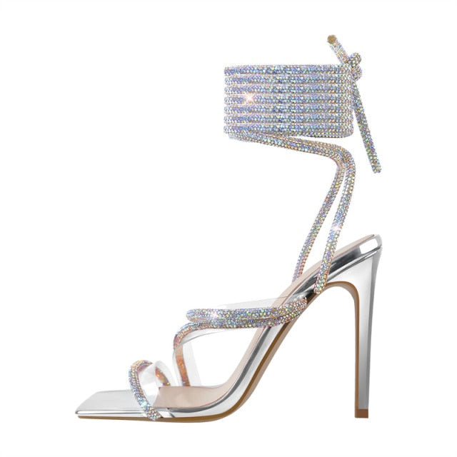 Sandalias Queen Chrystal (4 Colores)