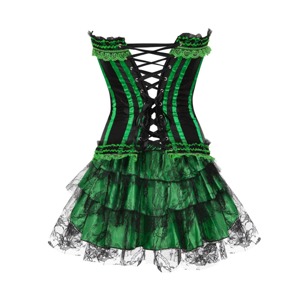Vestido Corset Drag Michelle (Verde)